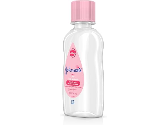 Johnsons Baby Oil Hypoallergenic 3oz