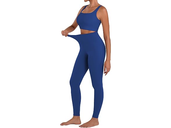 Sunzel Womens Leggings 28in L Blue W/Pockets