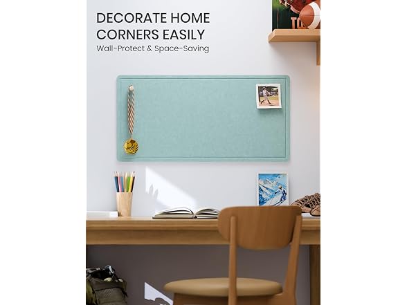 Fluxynara Foldable Felt Bulletin Board 35x17.5 Blue
