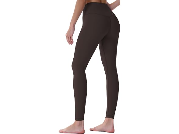 Sunzel Womens Leggings 28in L Brown