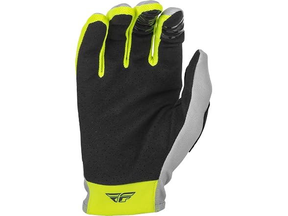 Fly Racing 2022 Lite Gloves (Grey/Teal/HI-VIZ)