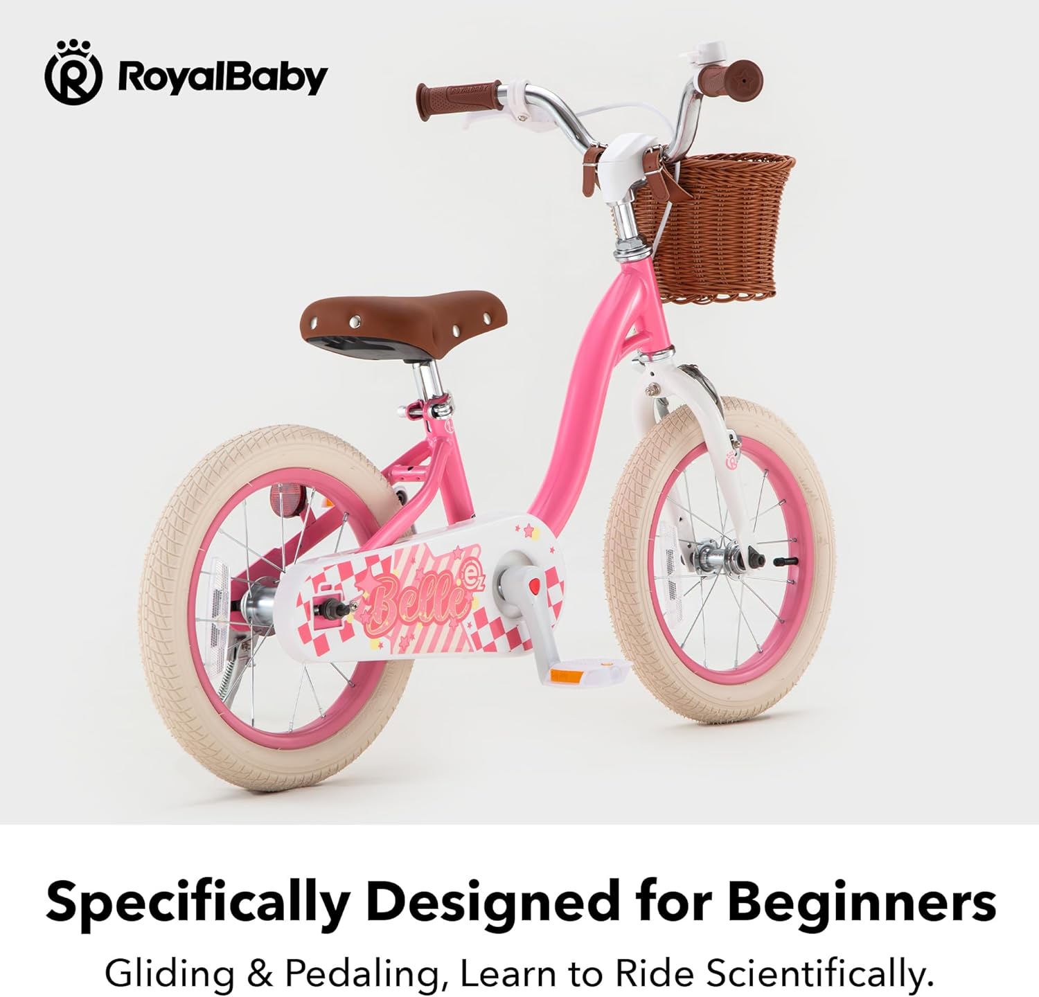 RoyalBaby Girls 14" Belle Bike - Gallery 19