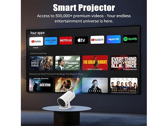 LJYT 1080P Portable Projector