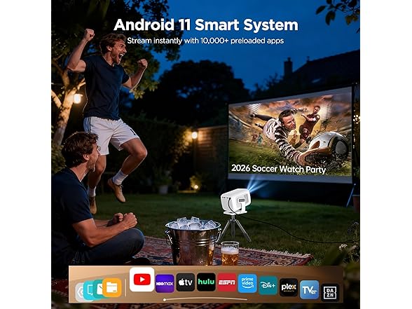 Kvoruaeliax Mini Portable Projector | 1080P