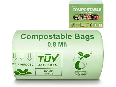 $7.99, Was $14.99, 46% Off! OMOTIYA Compostable Trash Bags dealfomo