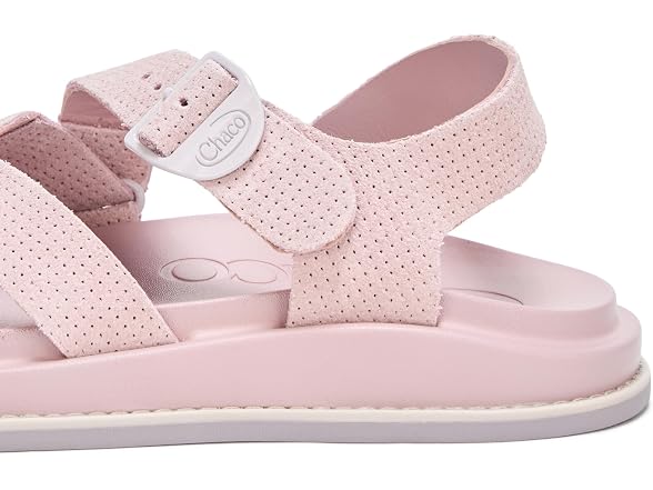 Chaco Women's Townes Suede Sandal, Rose Quartz, 7