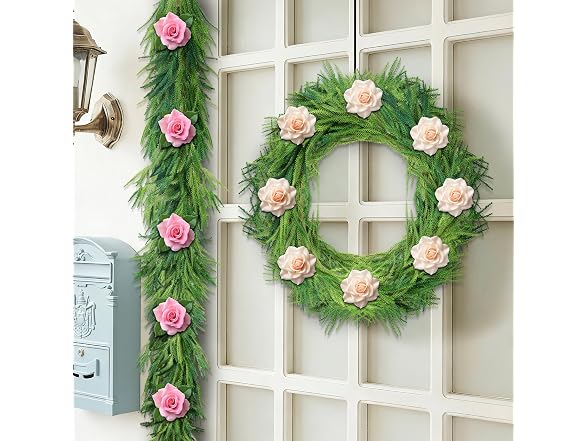 Nazano Real Touch Pine Wedding Garland