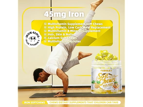 Parhaat Iron Soft Chew Supplement