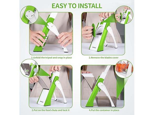 Safe Mandoline Slicer for Kitchen