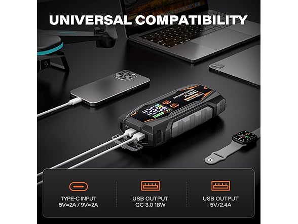 A2C Car Jump Starter