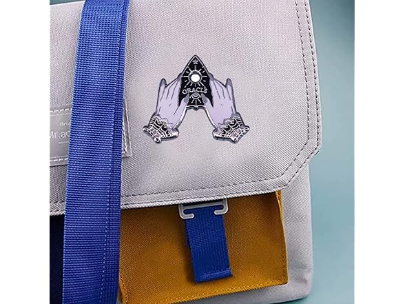 QUREZA Magic Brooch Oracle Enamel Pin