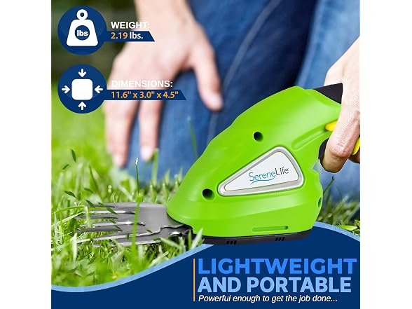 Pyle Cordless Handheld Grass Cutter Shears