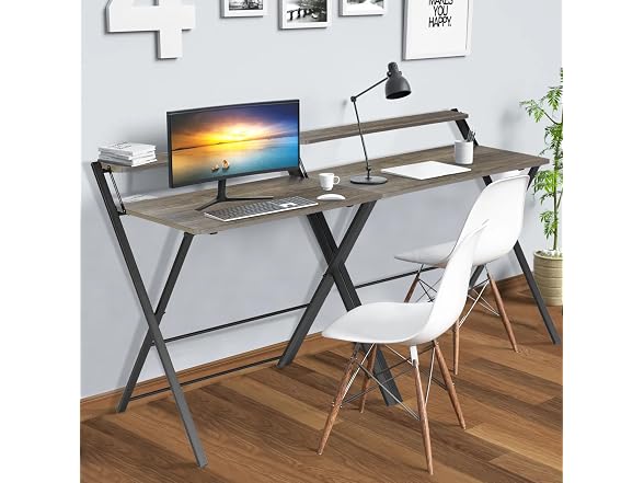Folding Desk Foldable Table Space Saving Computer Table