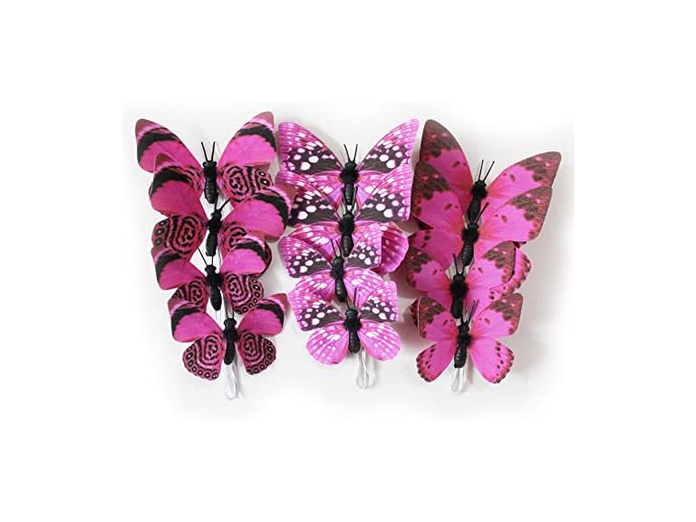 12pcs 2size Butterfly Decorations - Gallery 14