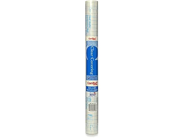 Con-Tact Clear Covering, Versatile and Self-Adhesive Shelf Liner