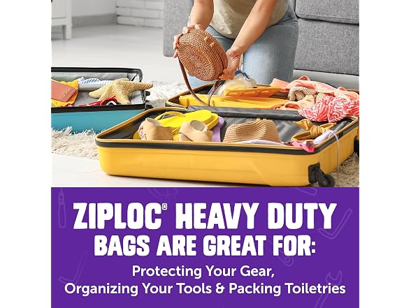Ziploc Heavy Duty Gallon Storage Bags Bulk Bags