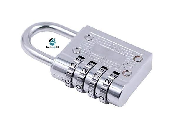 CJSJ Combination Lock 3-inch Padlock 4 Digit