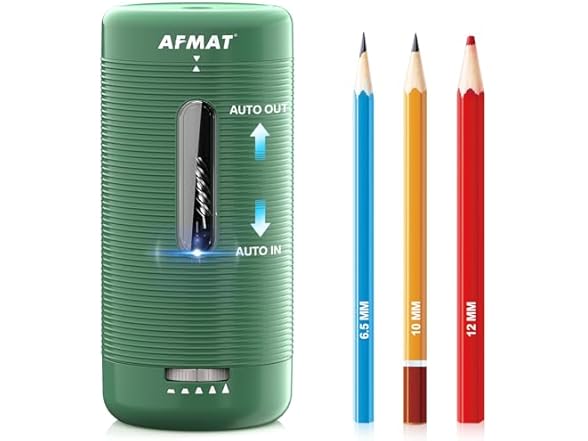 Green Automatic Pencil Sharpener