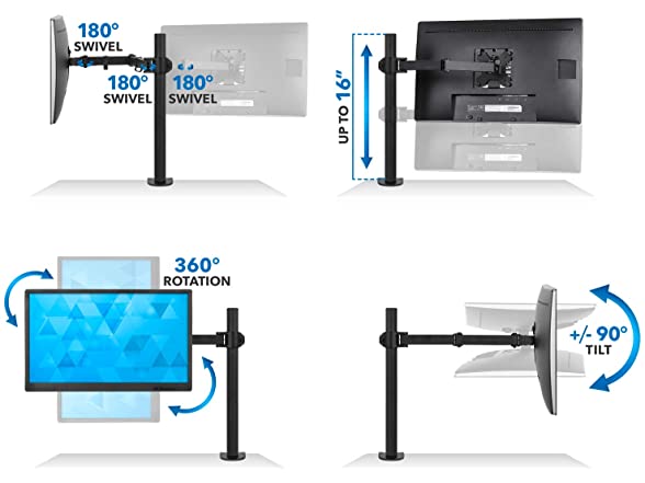 Single Monitor Arm Mount