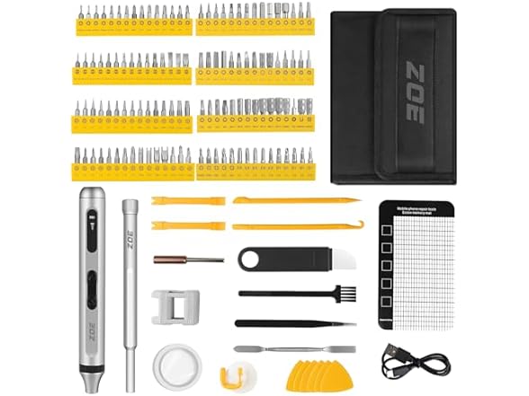 ZOE Precision electric screwdriver set 148
