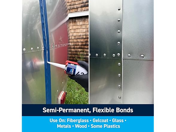 Marine Adhesive Sealant White 10oz