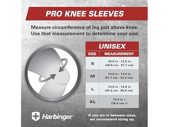 Harbinger PRO KNEE SLEEVES 5MM BLACK S FES