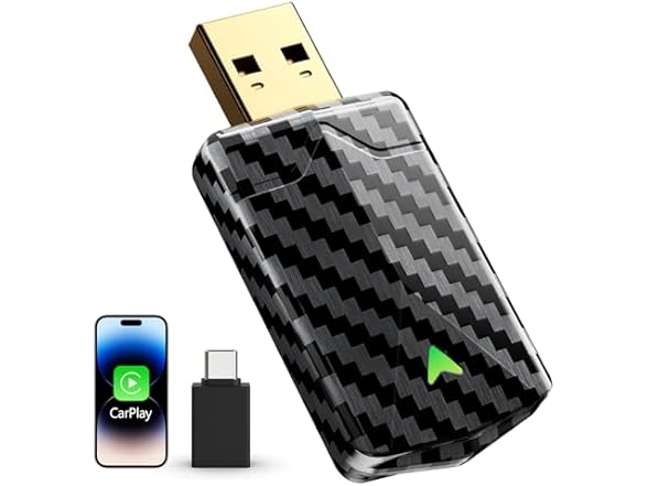 PTGTO Pro Mini Wireless CarPlay Adapter