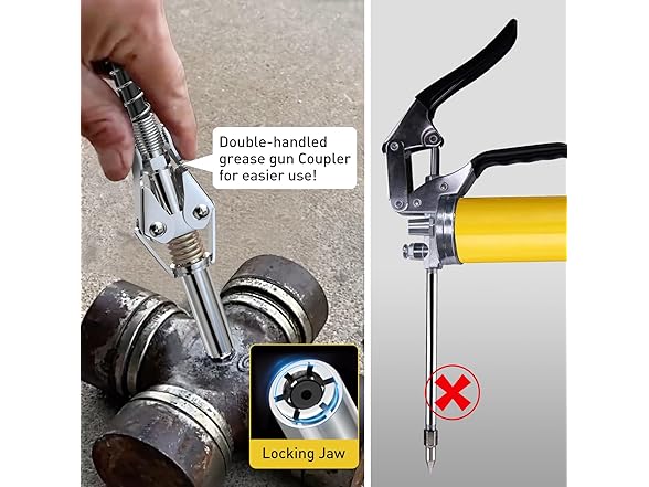 Samffy Samffy Heavy Duty Grease Gun kit, 8000P