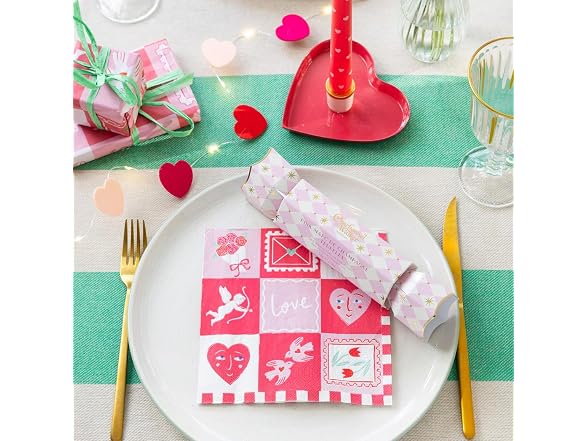 Talking Tables Heart Felt String Lights Decorative Garland