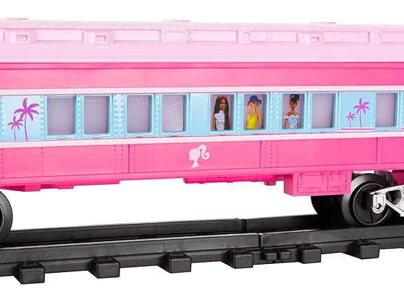 Mattel Barbie Battery Gauge Toy Train Set with Remote