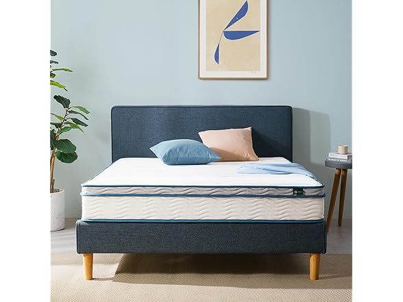 ZINUS 8" (New Version) Spring Sensation Hybrid Queen Mattress