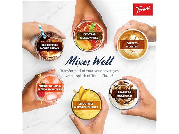 1CT Torani Sugar Free Syrup, Peach, 25.4 Ounce