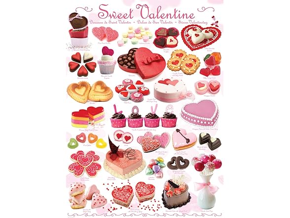 EuroGraphics Sweet Valentines 1000 Piece Puzzle