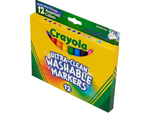 Crayola Broad Line Markers (12 Count)