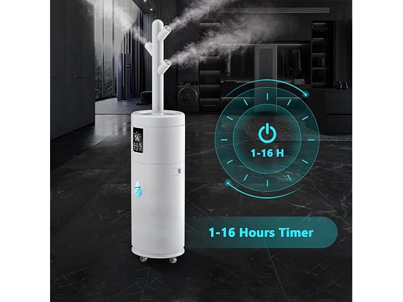 White Hiswelle 4.5Gal Large Room Humidifier