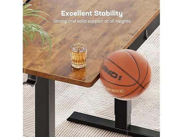 Marsail 48x24 Electric Standing Desk with Drawer