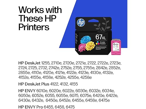 HP 67XL Tri-Color High-Yield Ink Cartridge