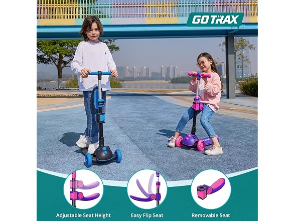 Gotrax KS3 Pro Foldable Kick Scooter with Seat