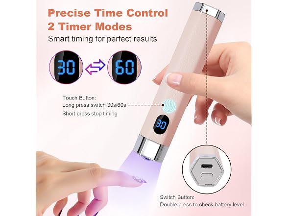 Mini Nail Lamp for Gel Nails
