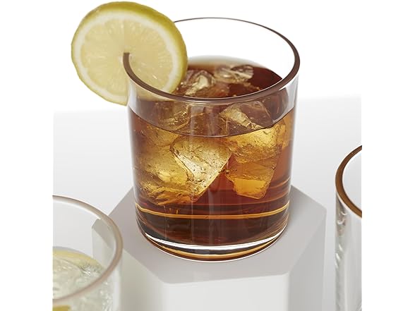 Oneida Glassware, 24 Sever Sunbaked Medium Tumbler, Set of 6