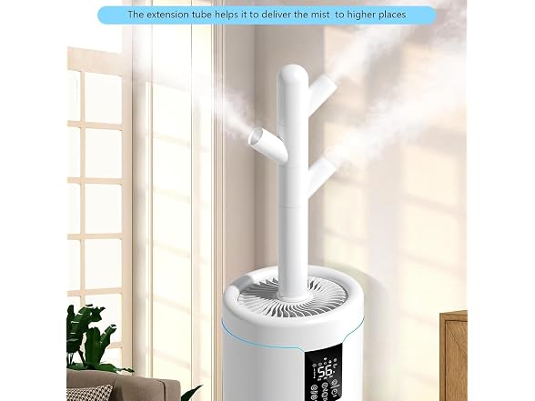 White Hiswelle 4.5Gal Large Room Humidifier