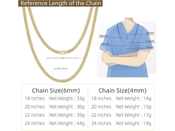 SytsLNKXXX Miami Cuban Chain Necklace