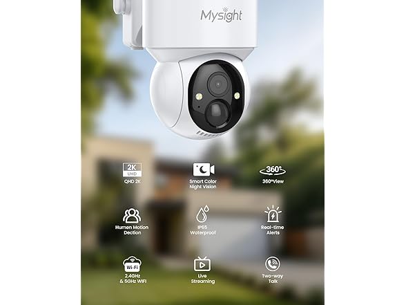 Mysight Wireless Solar Security Cameras
