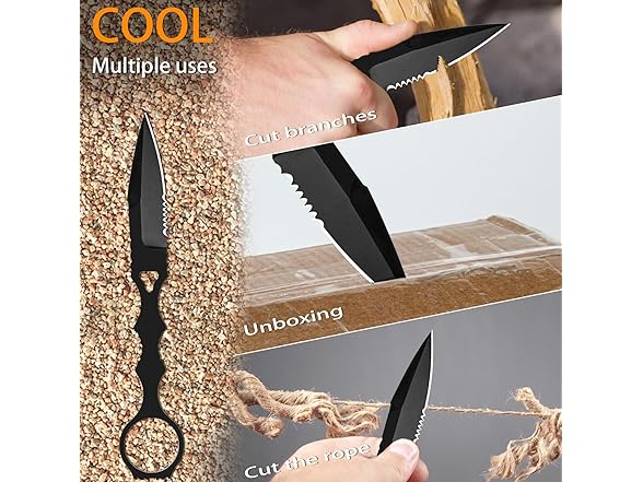 NomadPeak Fixed Blade Knife With Sheath