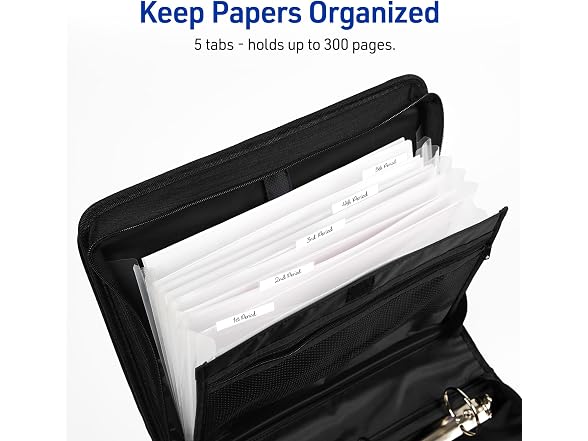 Avery Zipper 3 Ring Binder 2" 375-Sheet