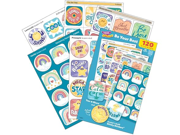 Trend Enterprises Be Your Best Mixed Stickers Pack