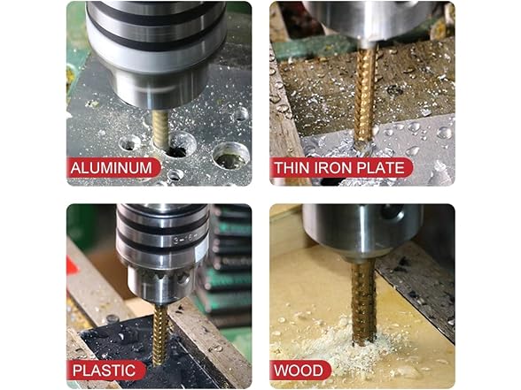 GYQAZSS AAP-Tool-403 6pc Step Drill Bit Set HSS