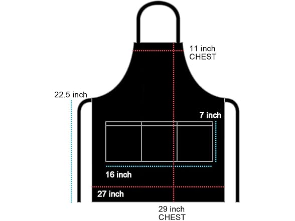 JALEBRO Funny Adjustable Apron