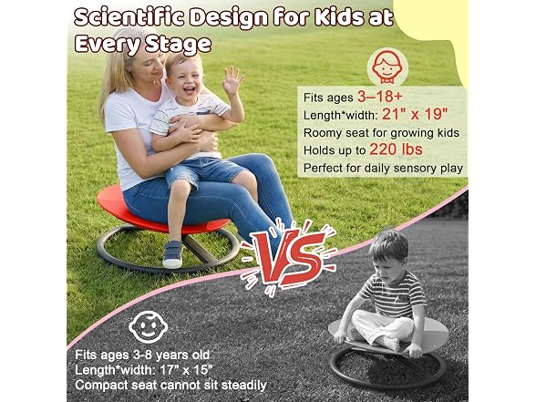 UIIKOLB Spinning Chair for Autistic Kids
