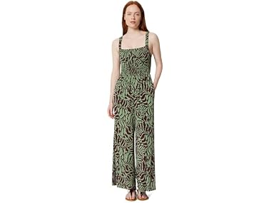 $10.99, Was $32.90, 66% Off! Amazon Essentials Women Square Neck Wide Jumpsuit dealfomo